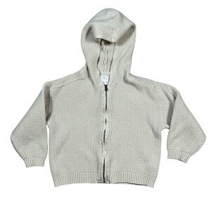 Toddler Zara Knit Zip Sweater 3-4yrs